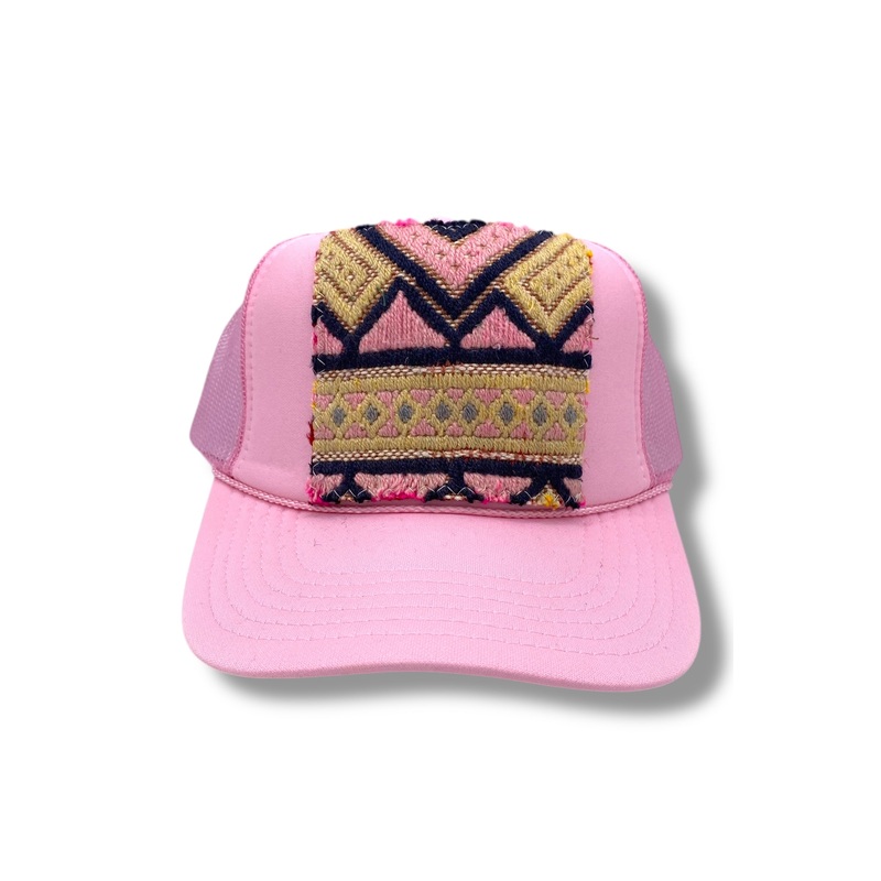 Kilim Trucker Hat – Baby Pink 46