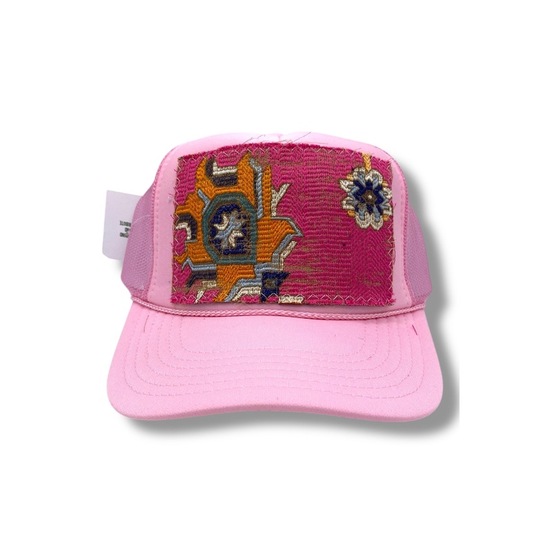 Kilim Trucker Hat – Baby Pink 44