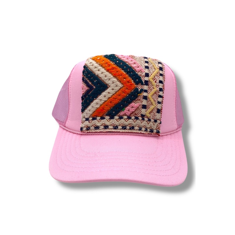 Kilim Trucker Hat – Baby Pink 49