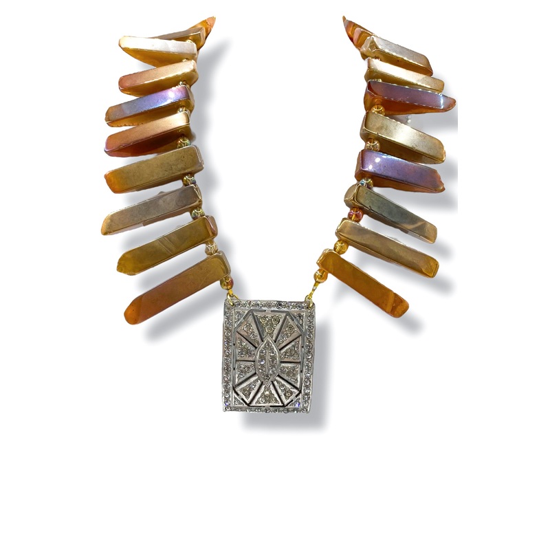 Made In the Deep South 1930s Buckle Necklace