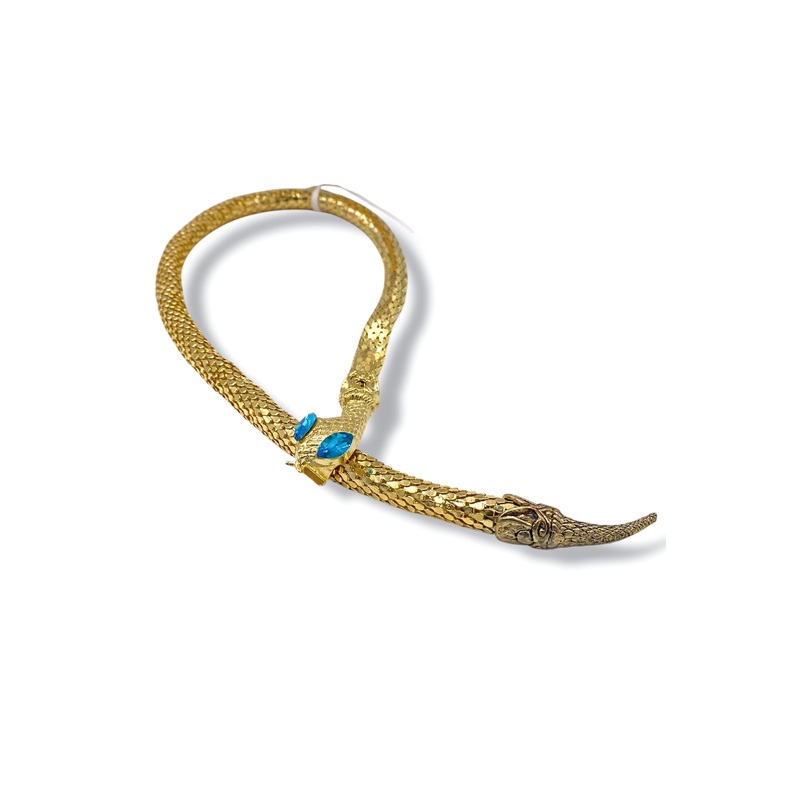 Made In The Deep South 1960s Snake Necklace