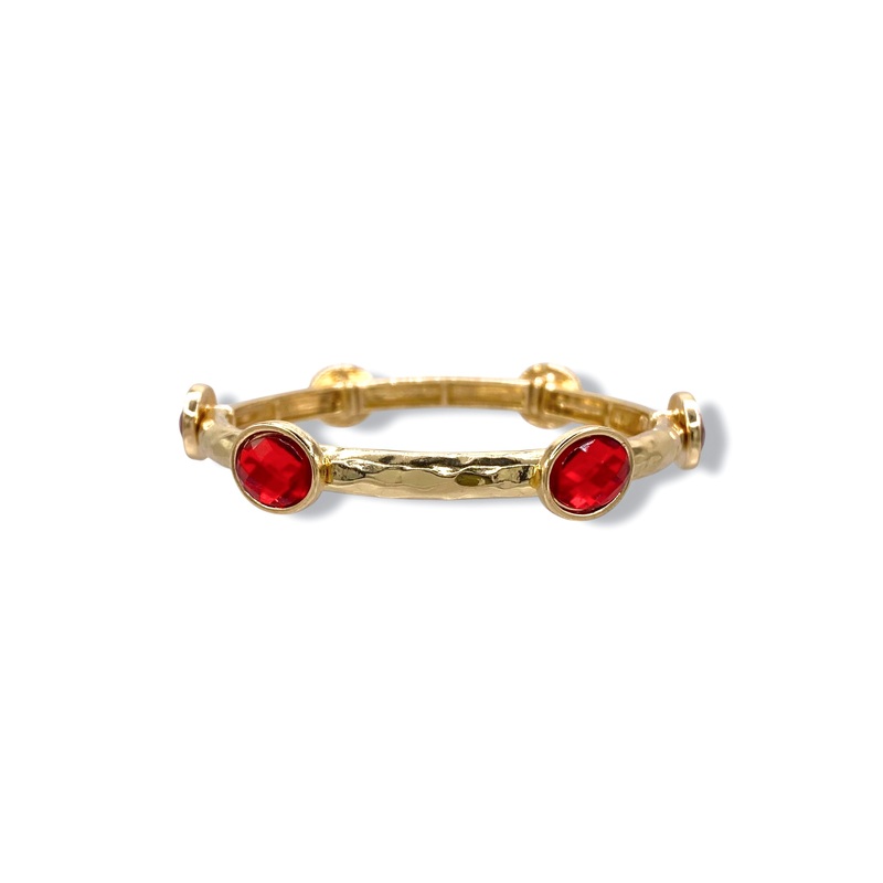 In The Back Red Bangle Bracelet