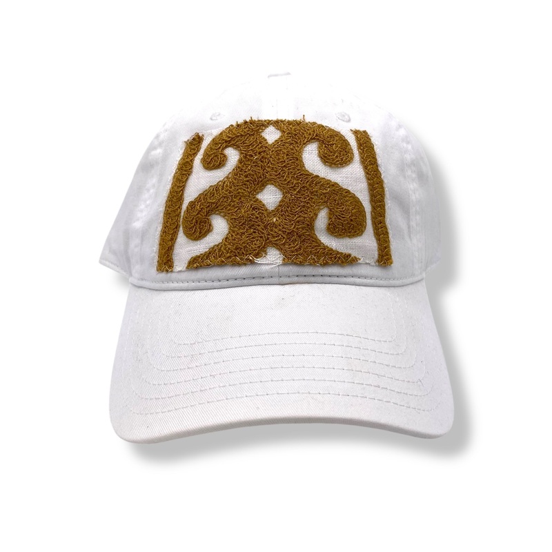 Kilim Baseball Hat White 4
