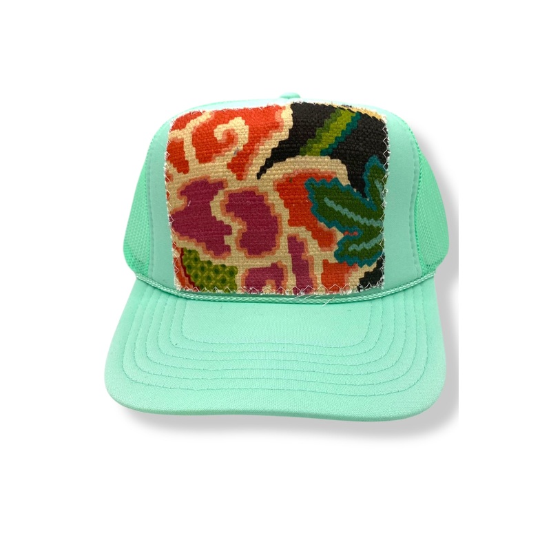 Kilim Trucker Hat – Seafoam 34