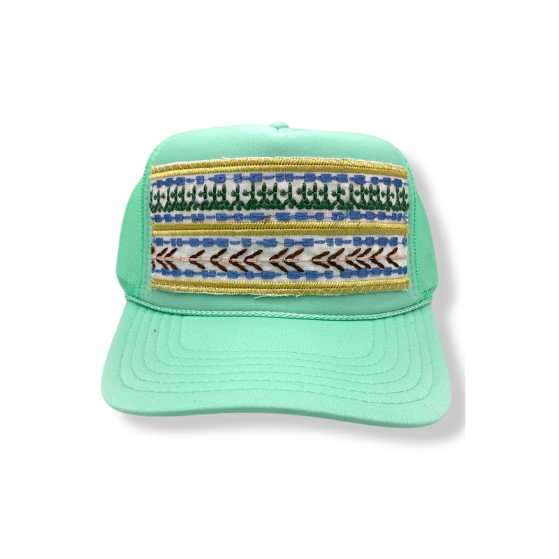 Kilim Trucker Hat – Seafoam 44