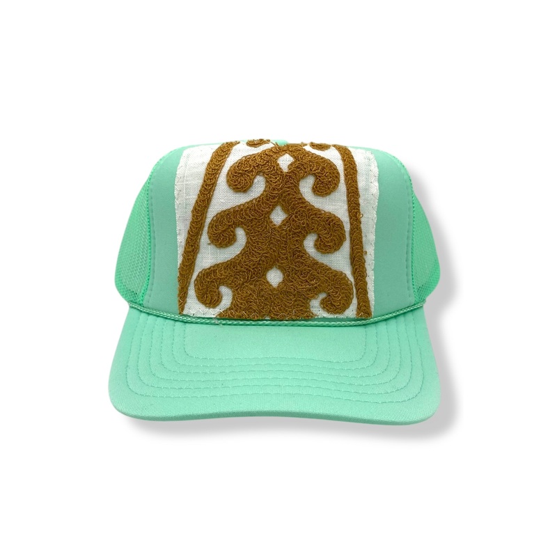 Kilim Trucker Hat – Seafoam 45