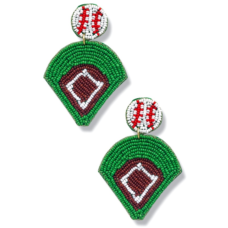 On The Field Bead Drop Earrings