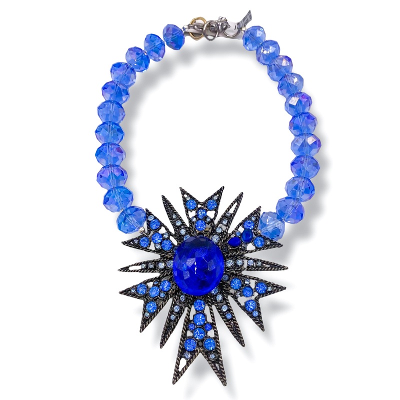 Rockstar In Rome Blue Tourmaline Necklace