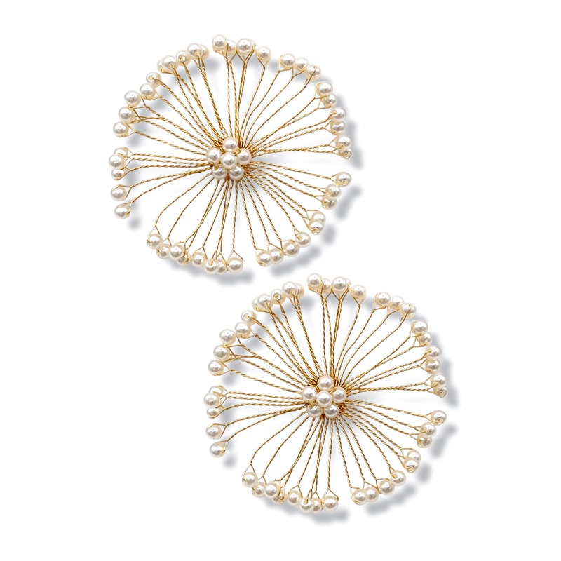 FINAL SALE So Radiant Pearl Wired Earrings