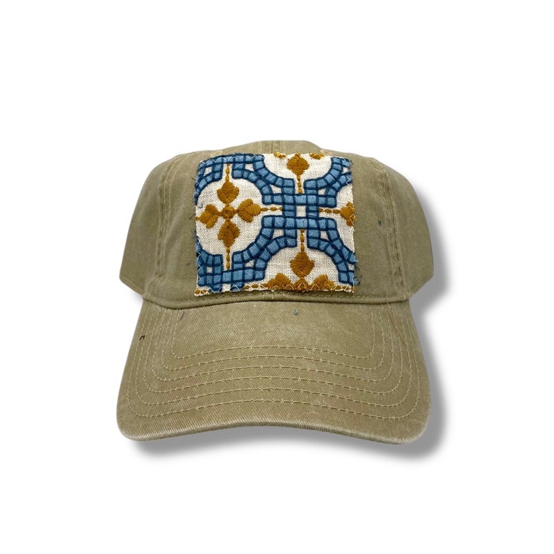 Kilim Baseball Hat Khaki 6