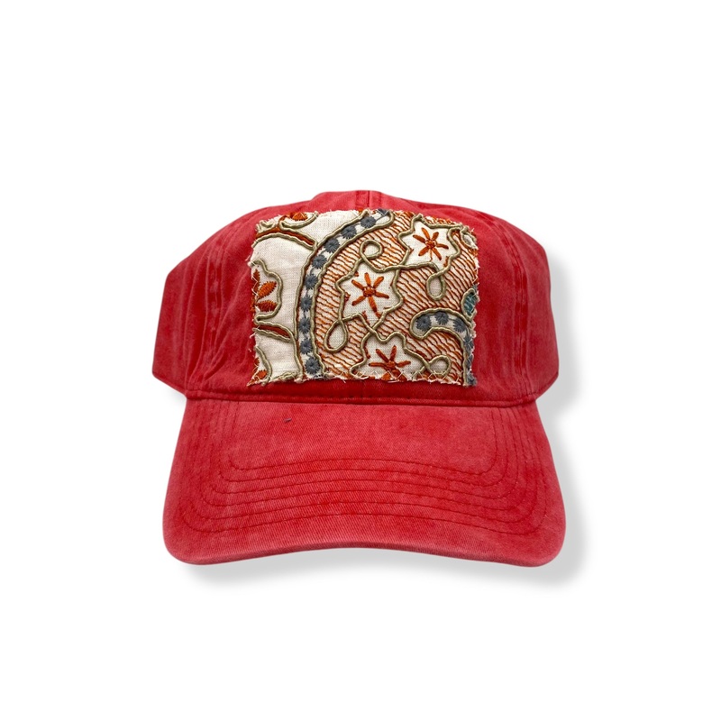 Kilim Baseball Hat Red 12