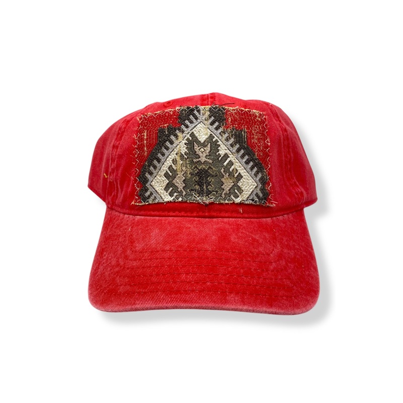 Kilim Baseball Hat Red 18