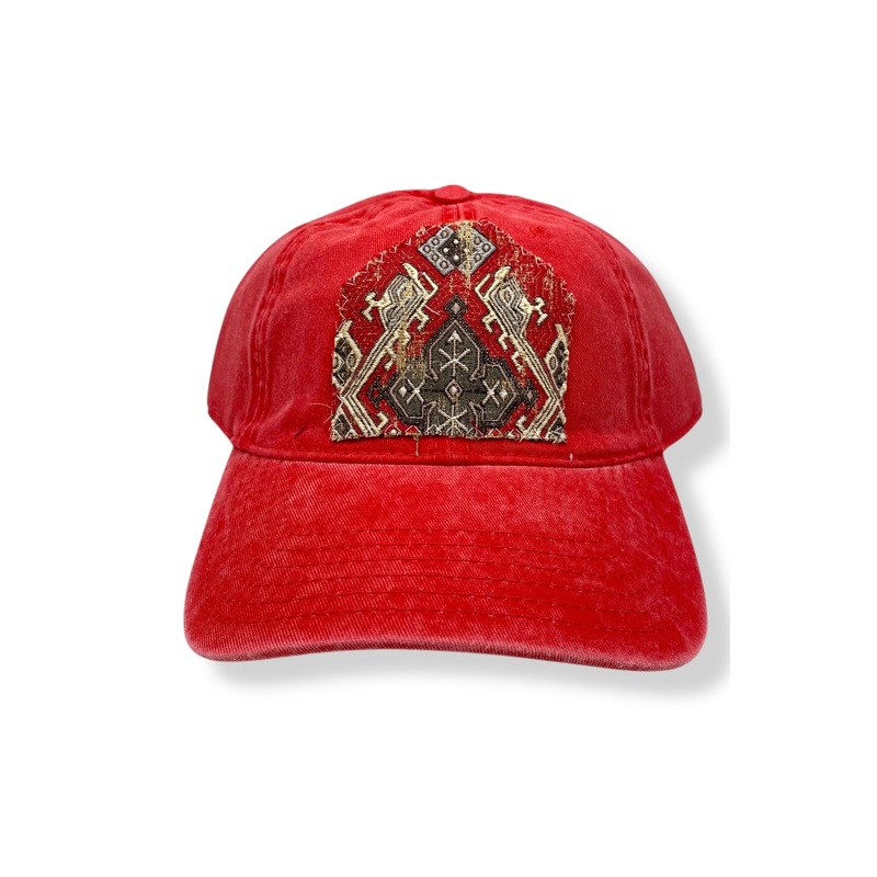 Kilim Baseball Hat Red 8