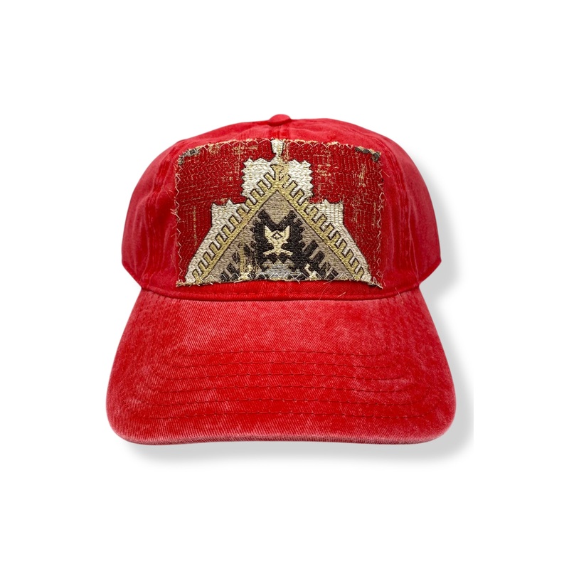 Kilim Baseball Hat Red 9