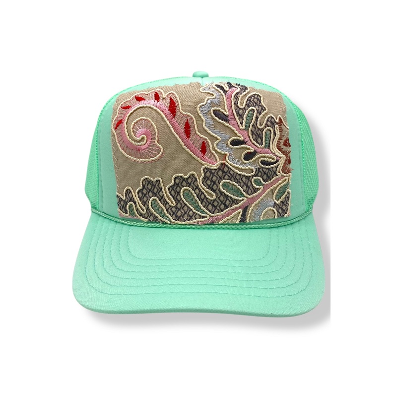 Kilim Trucker Hat – Seafoam 42