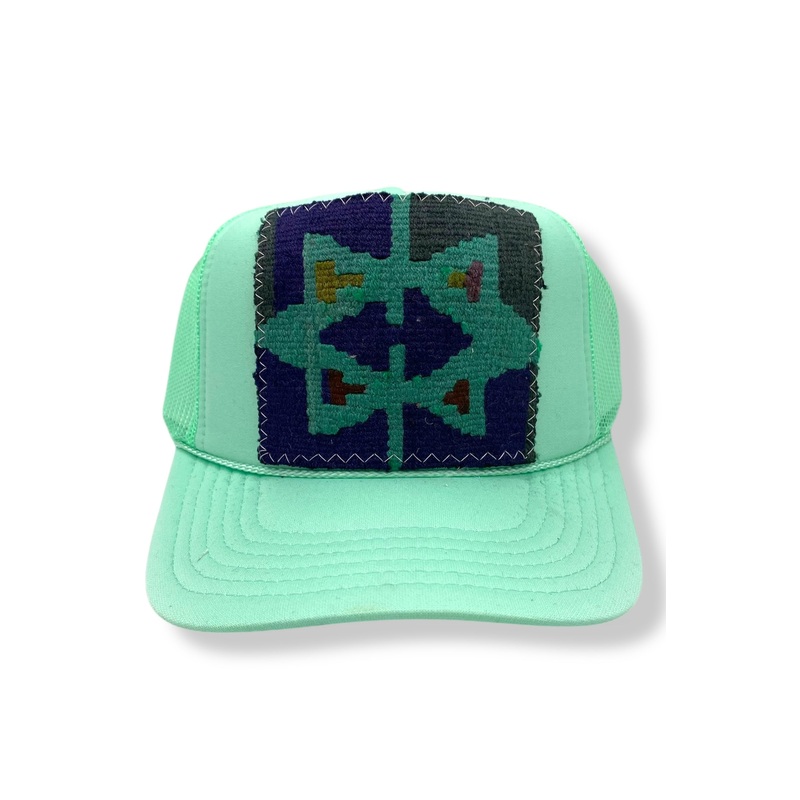 Kilim Trucker Hat – Seafoam 47