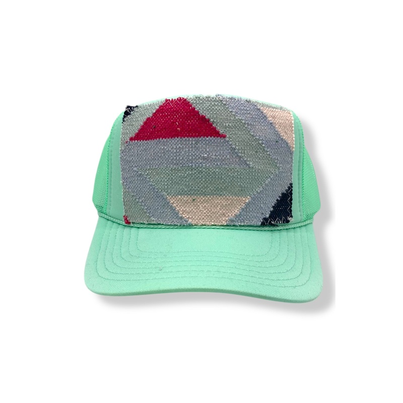 Kilim Trucker Hat – Seafoam 50