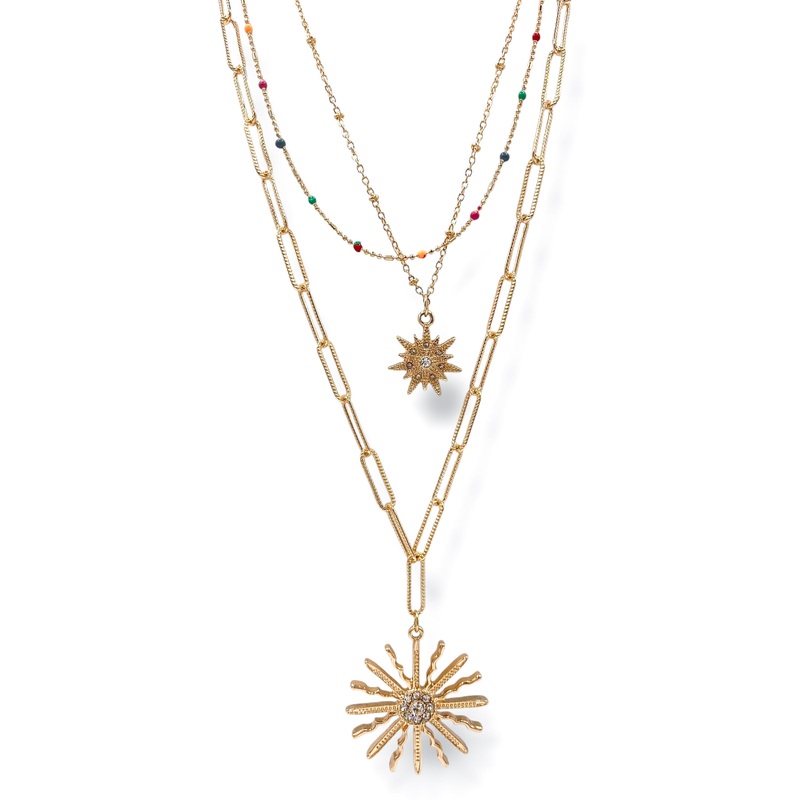 Starburst Pendant Necklace Set *Final Sale*