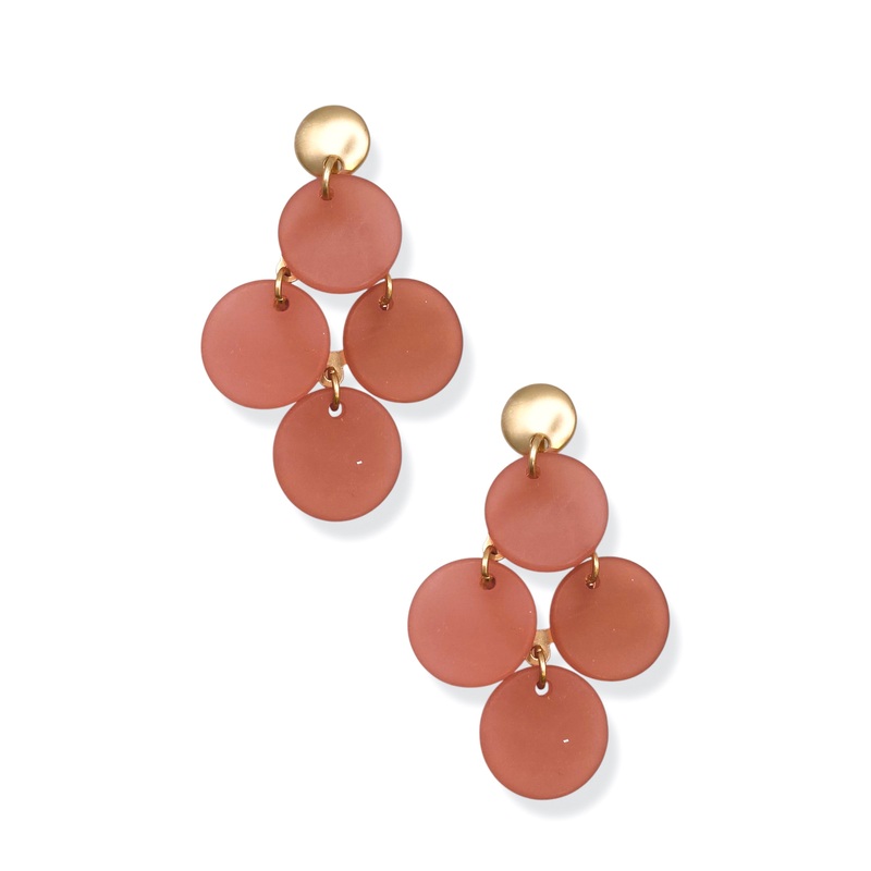 Don’t Tell Disk Earrings *Final Sale*