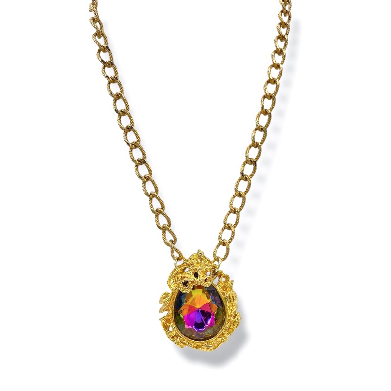 Made In The Deep South 1960s Rivoli Brooch 1960s Necklace