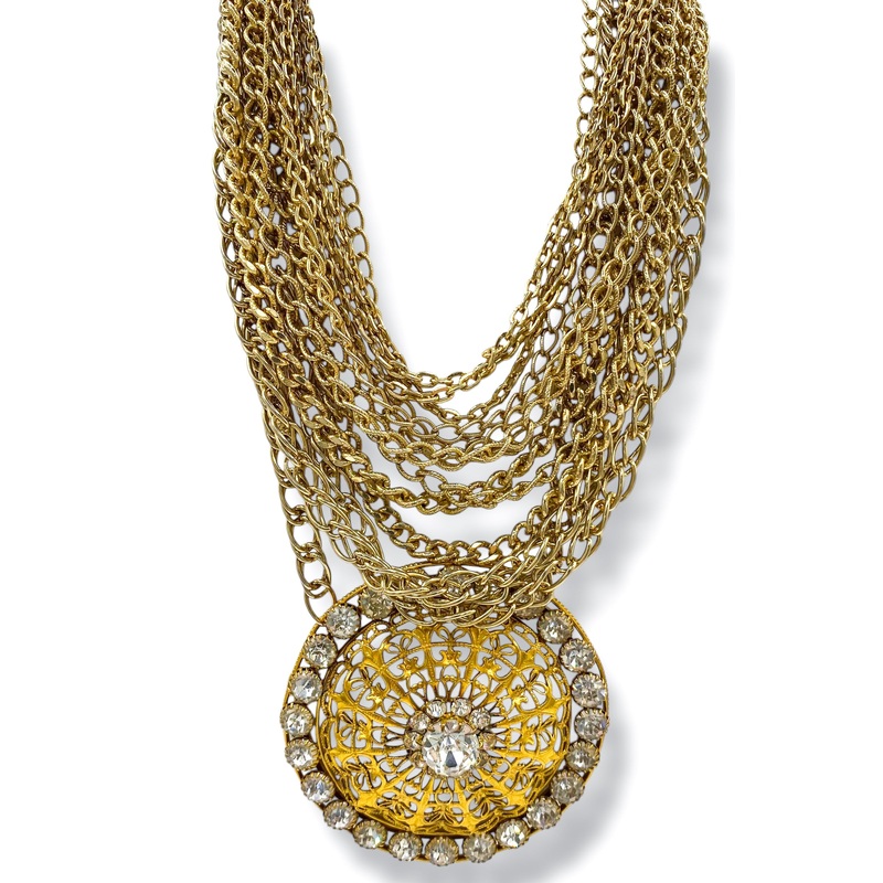 Made In The Deep South Late 19th Century Edwardian Brooch 1960s Necklace