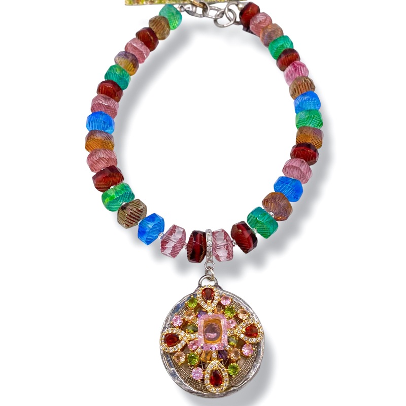Rockstar In Rome Multicolor Necklace