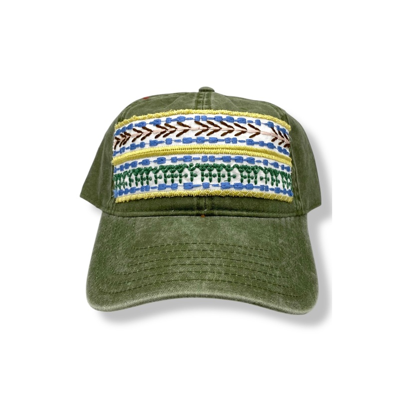 Kilim Baseball Hat Sage 2