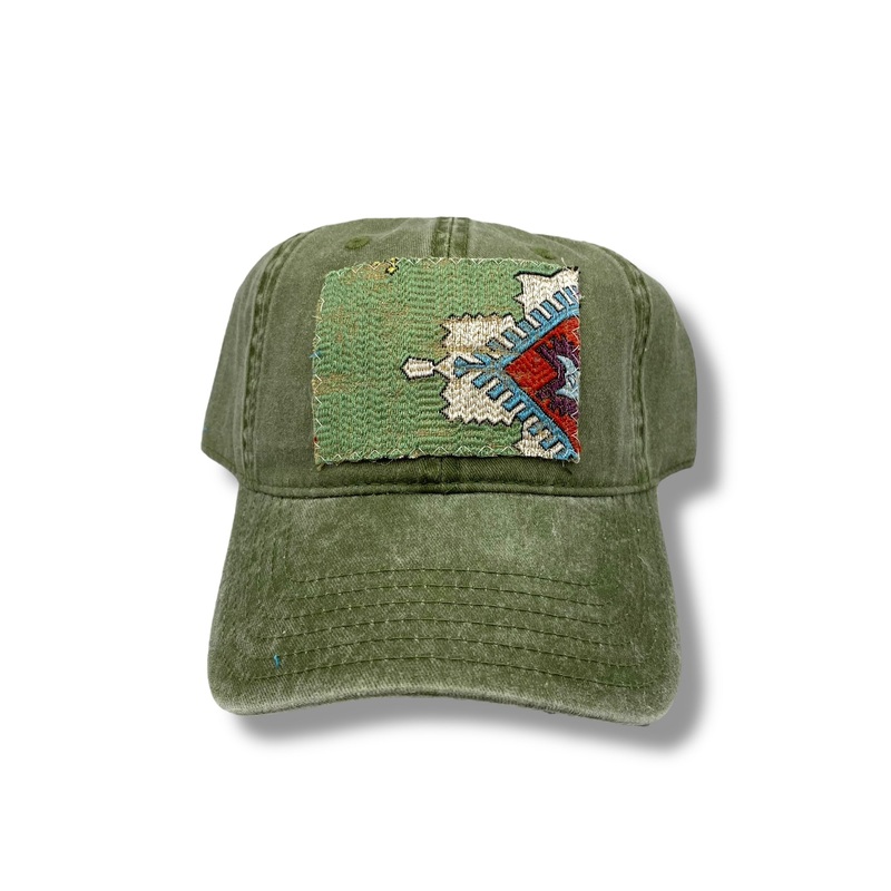 Kilim Baseball Hat Sage 5