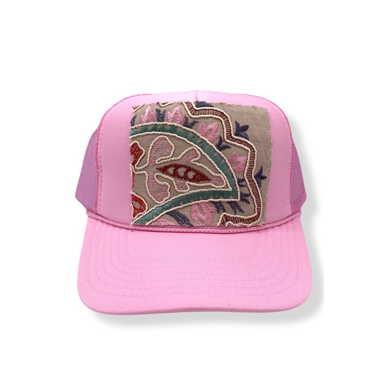 Kilim Trucker Hat – Baby Pink 52