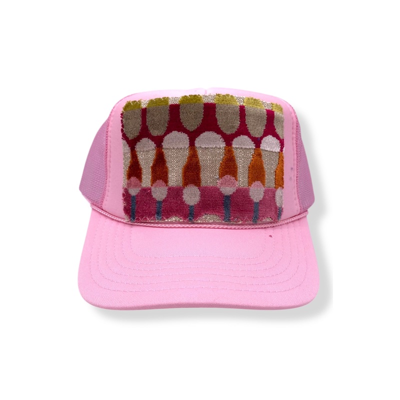 Kilim Trucker Hat – Baby Pink 54