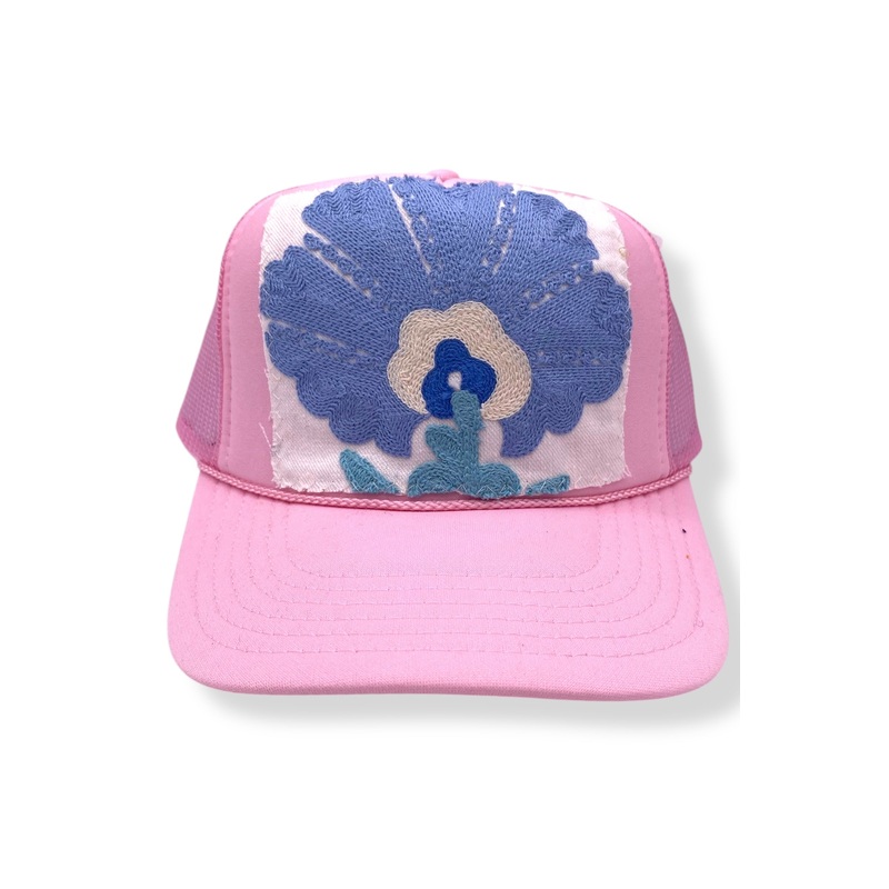 Kilim Trucker Hat – Baby Pink 58