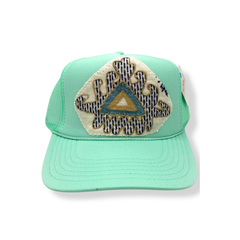 Kilim Trucker Hat – Seafoam 95