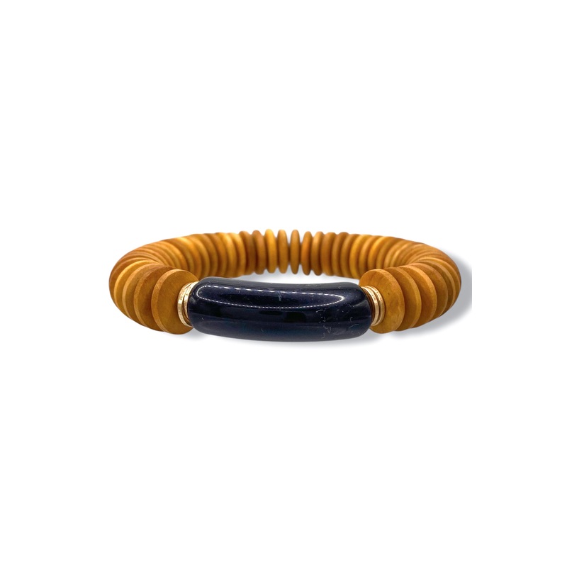 Know The Truth Wooden Disc Bracelet