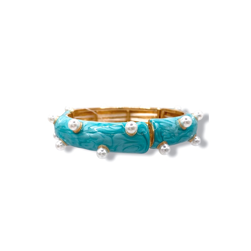 Back To Back Turquoise Bracelet