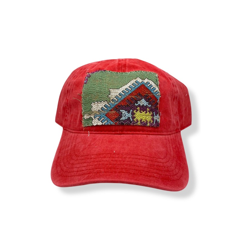 Kilim Baseball Hat Red 14
