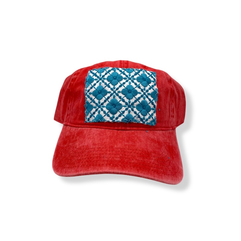 Kilim Baseball Hat Red 15