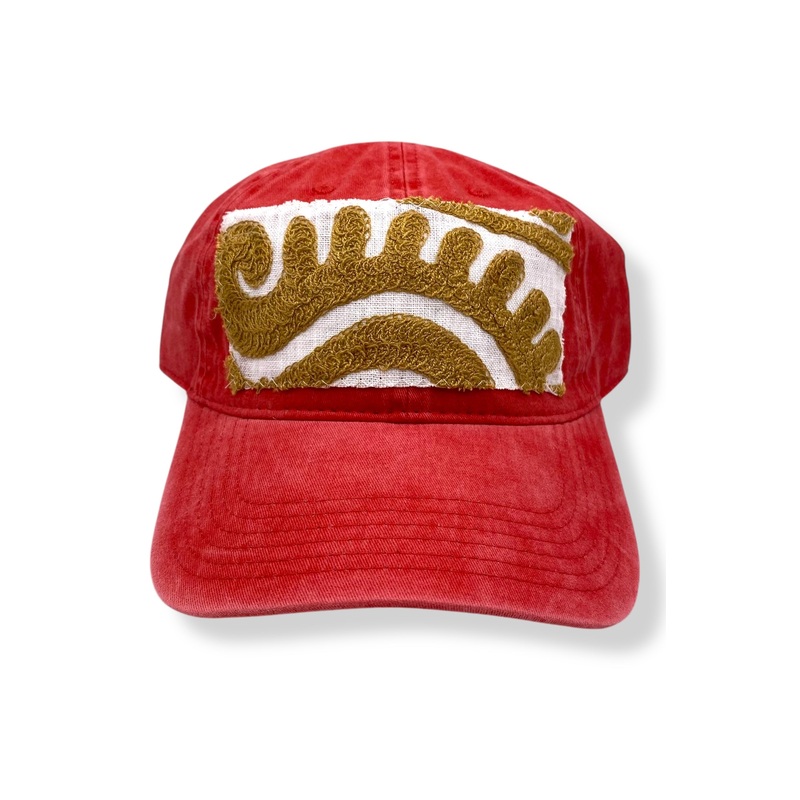 Kilim Baseball Hat Red 2