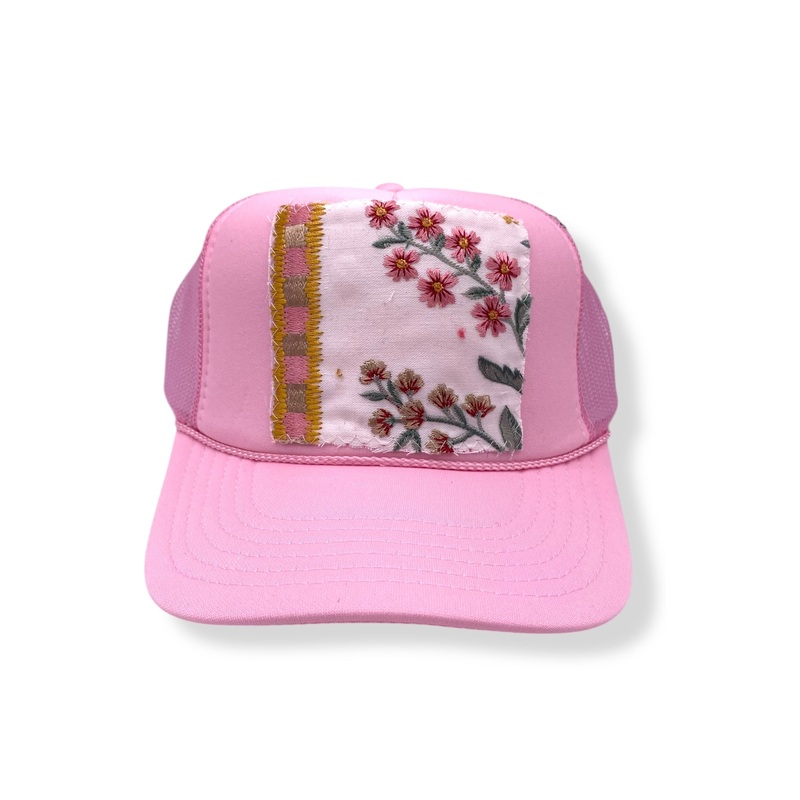Kilim Trucker Hat – Baby Pink 56