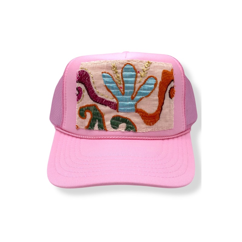 Kilim Trucker Hat – Baby Pink 60