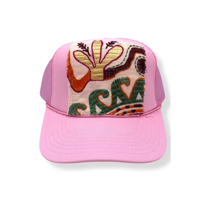 Kilim Trucker Hat – Baby Pink 70