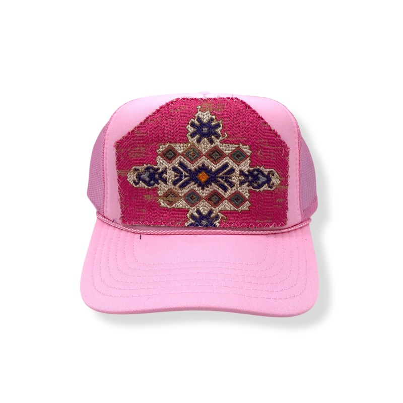 Kilim Trucker Hat – Baby Pink 72