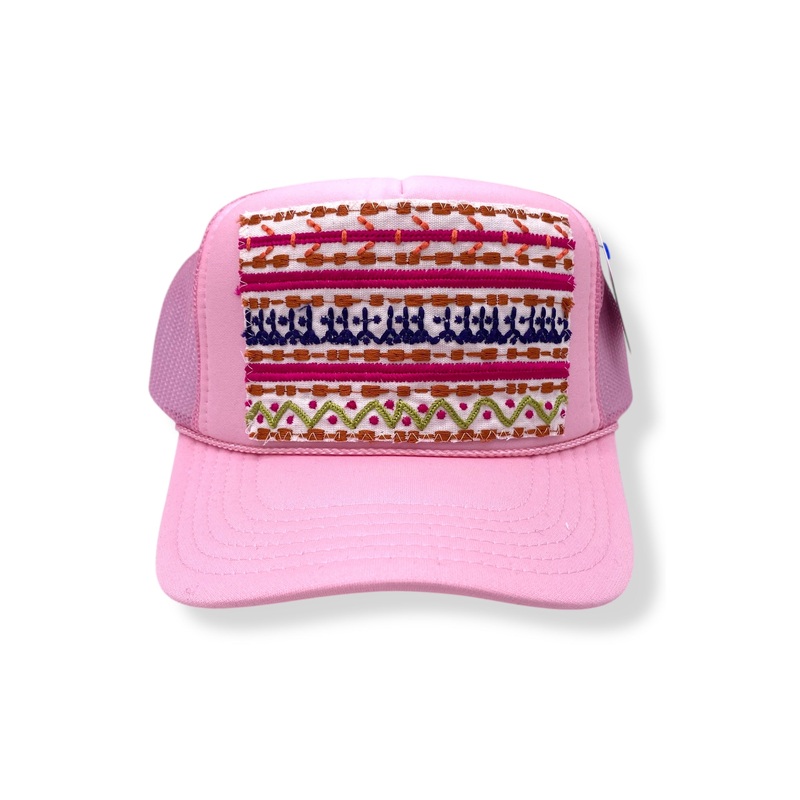 Kilim Trucker Hat – Baby Pink 83