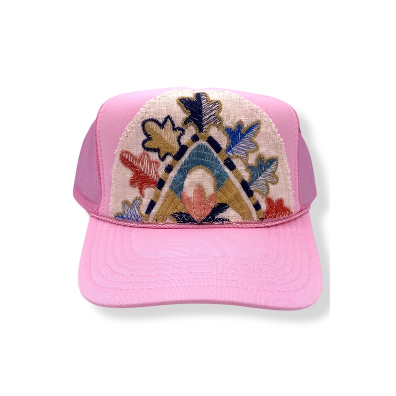 Kilim Trucker Hat – Baby Pink 95