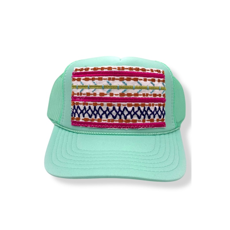 Kilim Trucker Hat – Seafoam 94