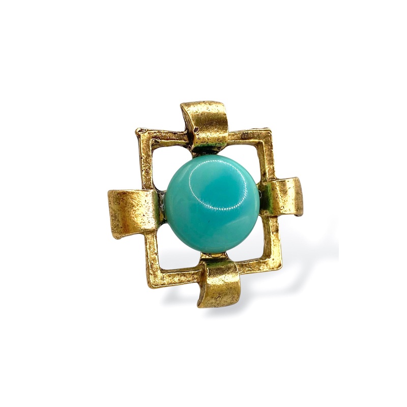 Yochi Peacemaker Mint Ring