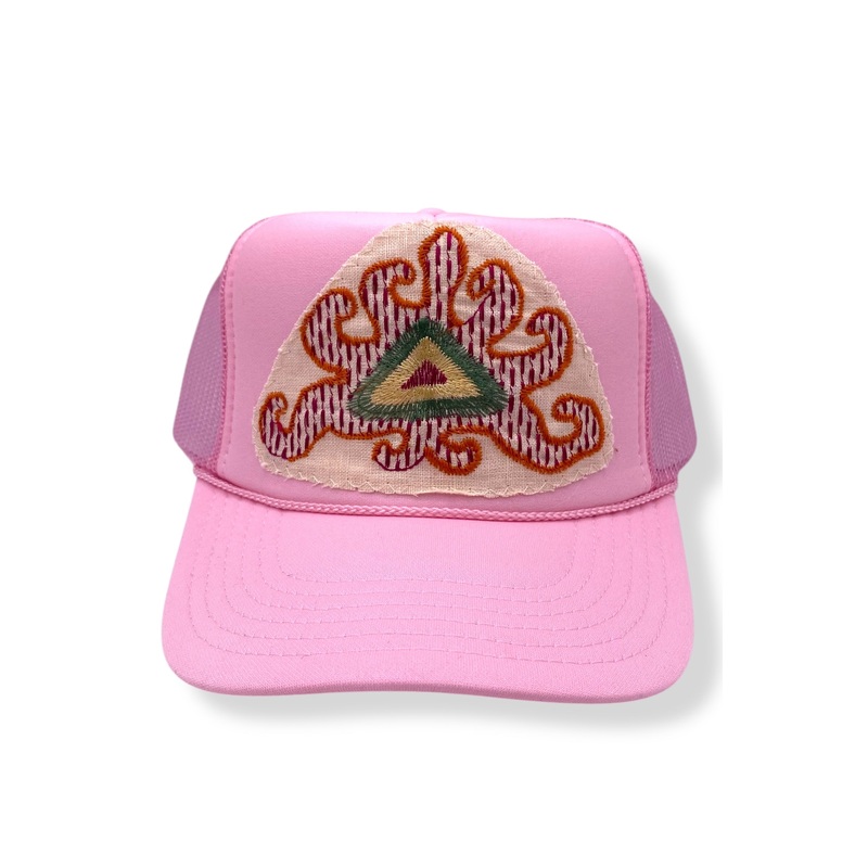 Kilim Trucker Hat – Baby Pink 53