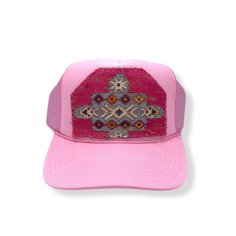 Kilim Trucker Hat – Baby Pink 62