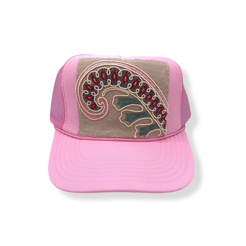 Kilim Trucker Hat – Baby Pink 76