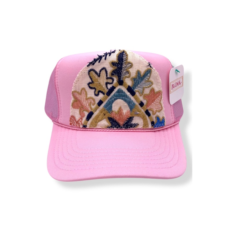 Kilim Trucker Hat – Baby Pink 89