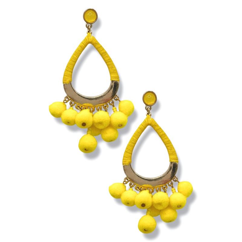Next In Line Pom Pom Earrings *Final Sale*